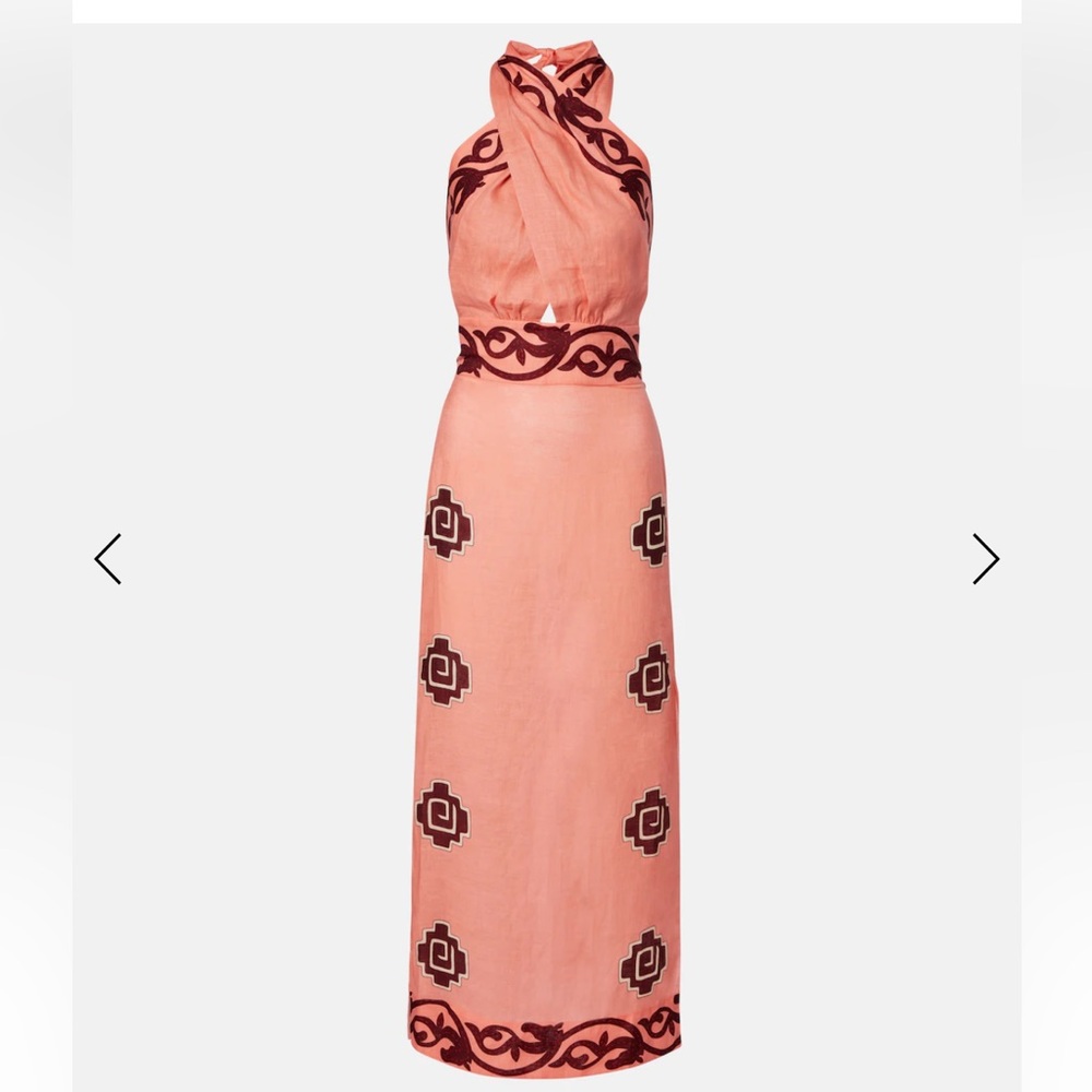 Johanna Ortiz energetic patterns linen dress